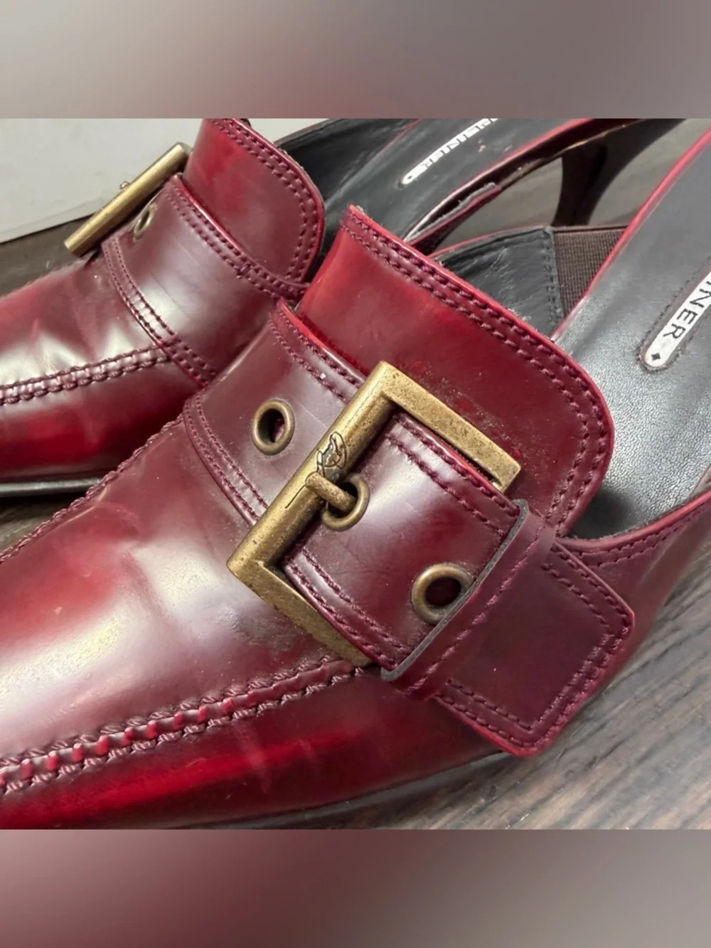 Vintage Donald J Pliner Cntalicious Sex in the City Pointy Kitten Heel 9M red